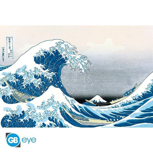 Hokusai - Poster Große Welle - 91,5 x 61 cm
