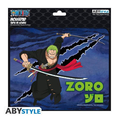 One Piece - Mousepad Lorenor Zorro - 23,5 x 19,5 cm