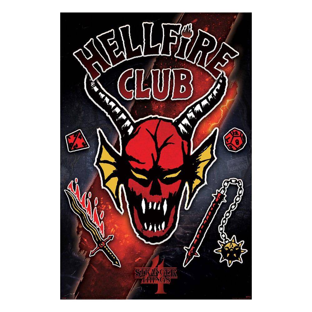 Stranger Things - Poster Hellfire Club - 91,5 x 61 cm