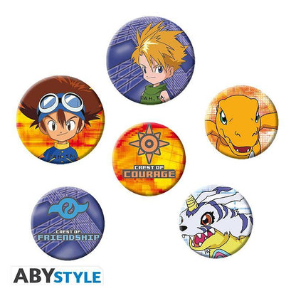 Digimon - Button Set Taichi & Yamato