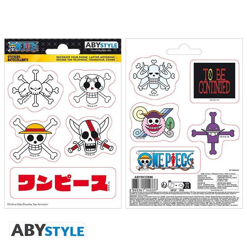 One Piece - Sticker Piraten Symbole