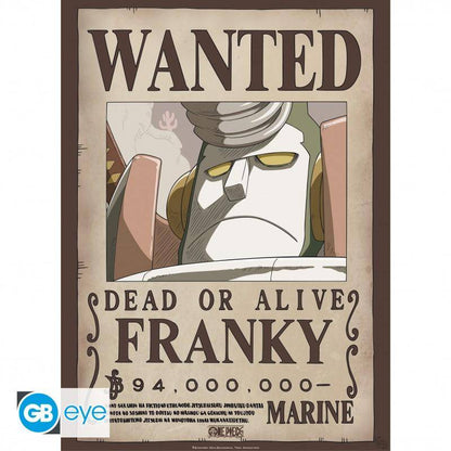One Piece - Poster Doppelpack Wanted Lysop & Franky - 52 x 38 cm