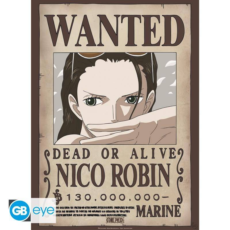 One Piece - Poster Doppelpack Wanted Nami & Robin - 52 x 38 cm