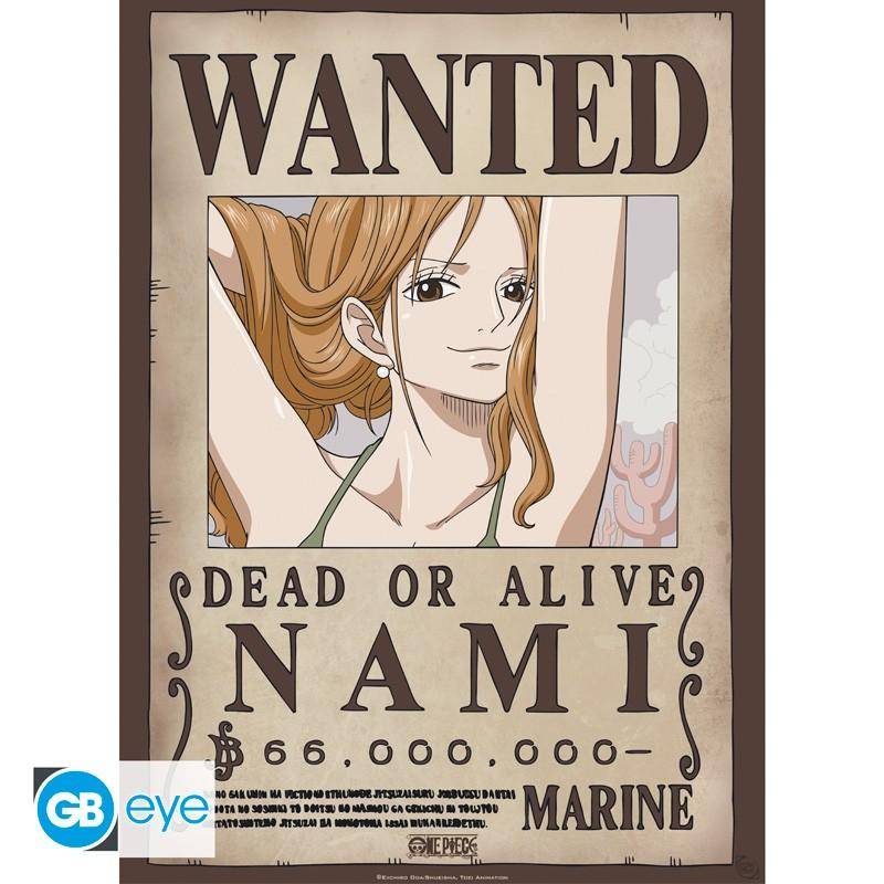 One Piece - Poster Doppelpack Wanted Nami & Robin - 52 x 38 cm