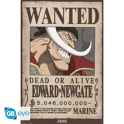 One Piece - Wanted Whitebeard - 91,5 x 61 cm