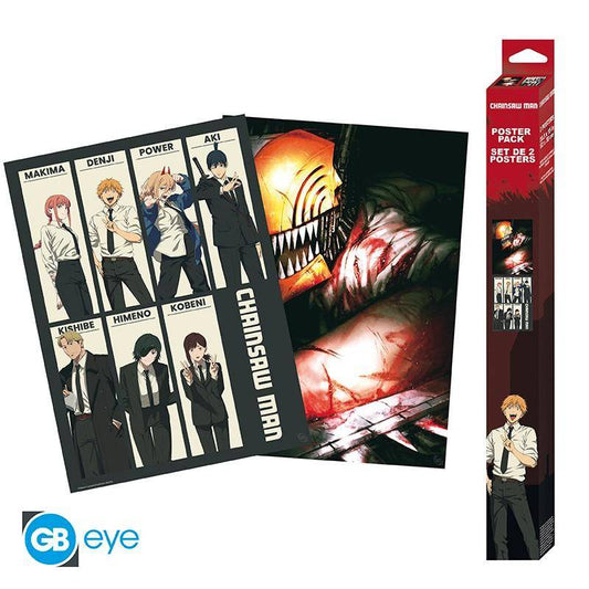Chainsaw Man - Poster Doppelpack Devil Hunters - 52 x 38 cm