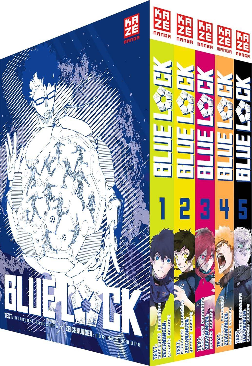 Blue Lock - Schuber - Band 1 - 5 (Gebraucht)