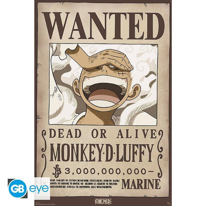 One Piece - Poster Wanted Ruffy Wano Kuni - 91,5 x 61 cm