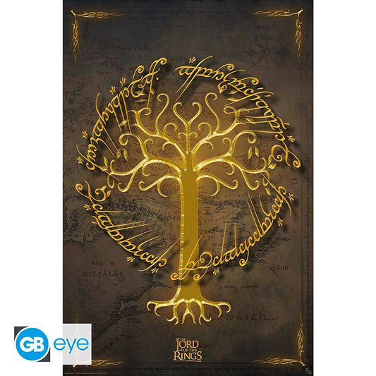 Der Herr Der Ringe - Poster Der weiße Baum - 91,5 x 61 cm