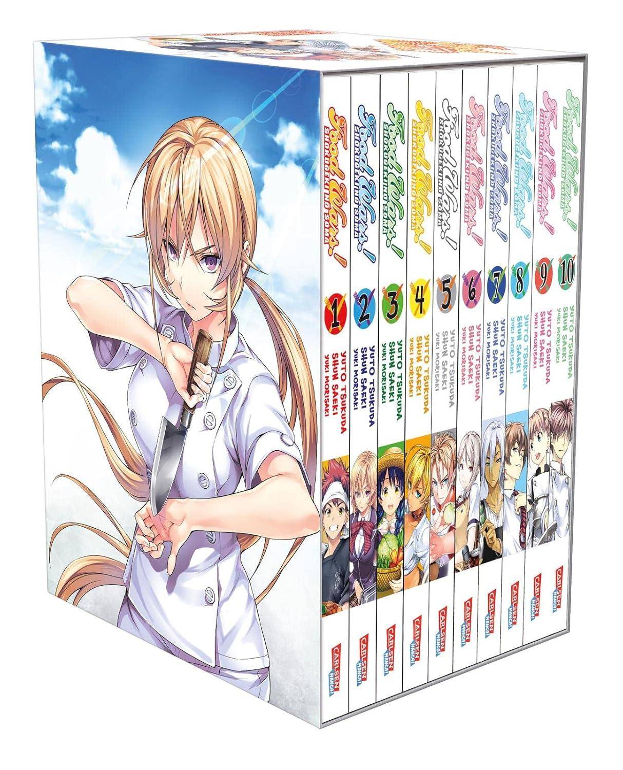 Food Wars - Shokugeki no Soma - Schuber - Band 1 - 10 (Gebraucht)