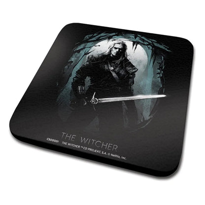 The Witcher - Geschenkset Wolf - Tasse, Untersetzer & Schlüsselanhänger