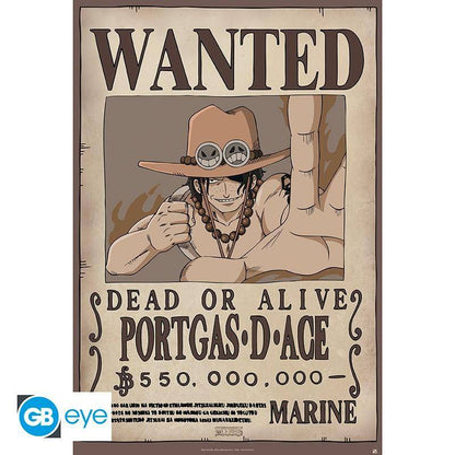 One Piece - Poster Wanted Ace - 91,5 x 61 cm