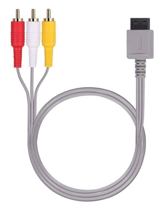 Wii - AV Kabel Cinch (Dritthersteller)