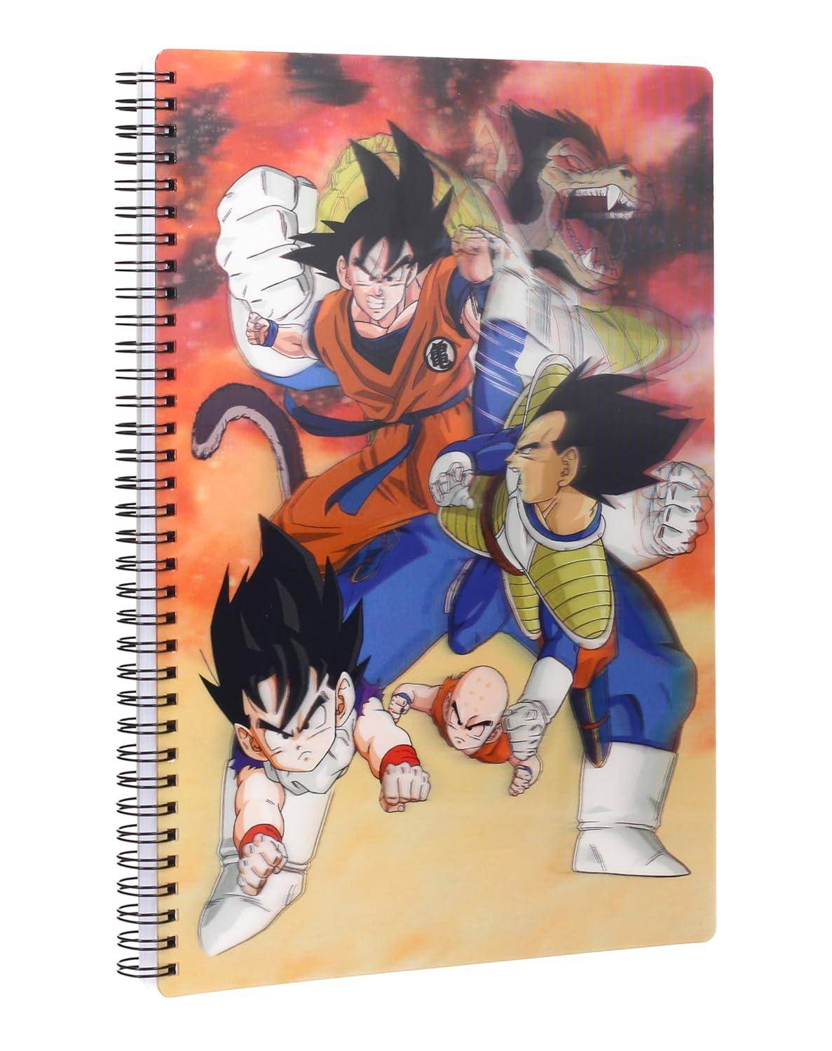 Dragon Ball - Notizbuch mit 3D-Effekt Goku vs Vegeta - A4