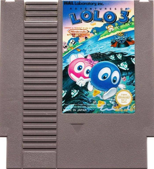 NES - The Adventures Of Lolo 3 - Nur Modul (Gebraucht)