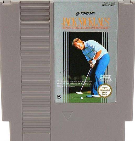 NES - Jack Nicklaus Greatest 18 Hole Of Major Championship Golf - Nur Modul (Gebraucht)