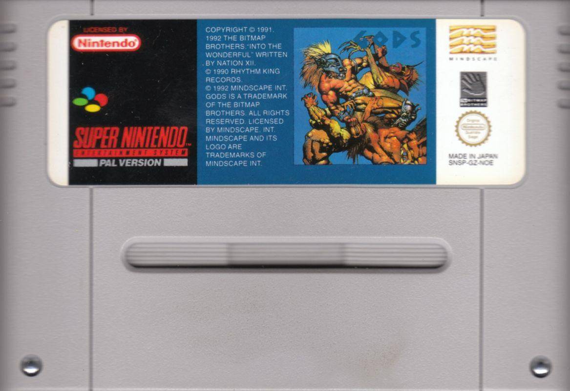 SNES - Gods - Nur Modul (Gebraucht)