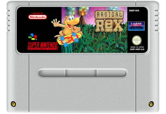 SNES - Radical Rex - Nur Modul (Gebraucht)