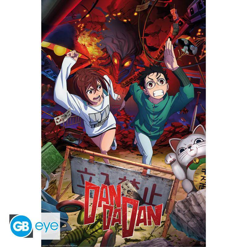 Dan Da Dan - Poster Momo & Okarun - 91,5 x 61 cm