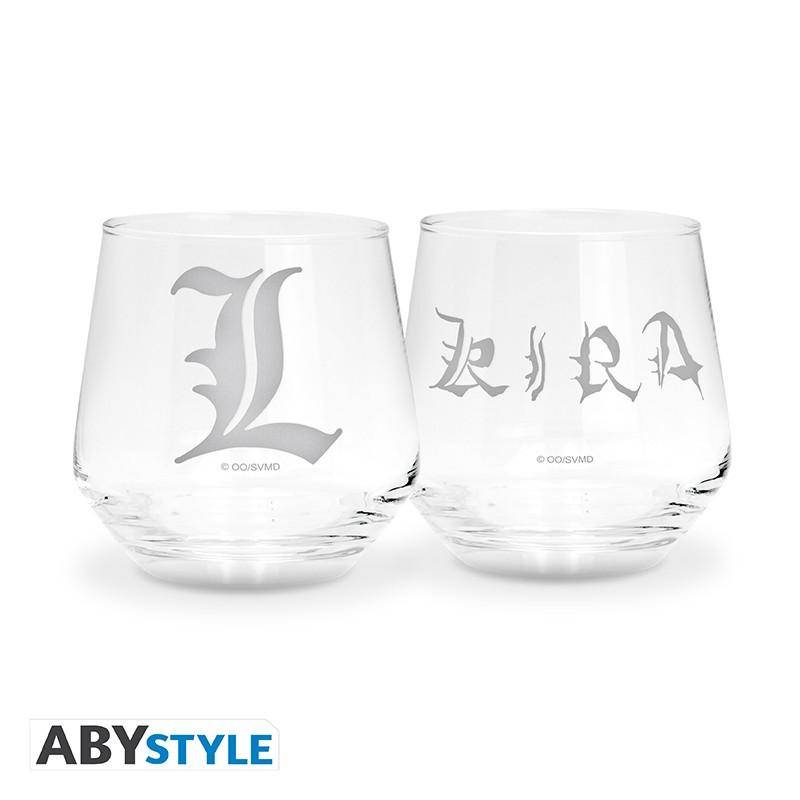 Death Note - Gläser Set Kira & L - 300 ml