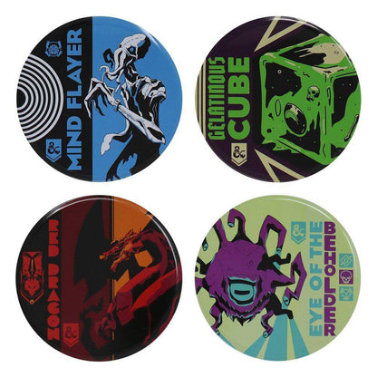 Dungeons & Dragons - Untersetzer Set Monster