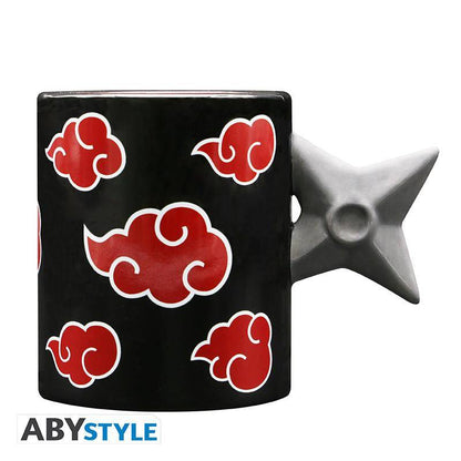 Naruto - 3D Tasse Akatsuki Shuriken Griff - 460 ml