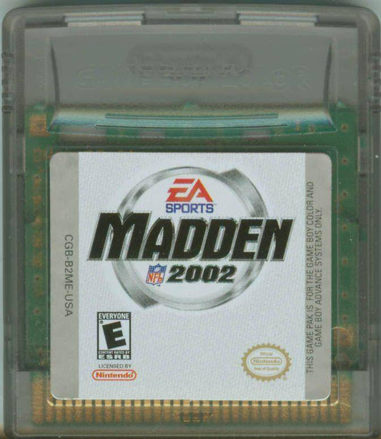 GBC - Madden NFL 2002 - Nur Modul (Gebraucht)
