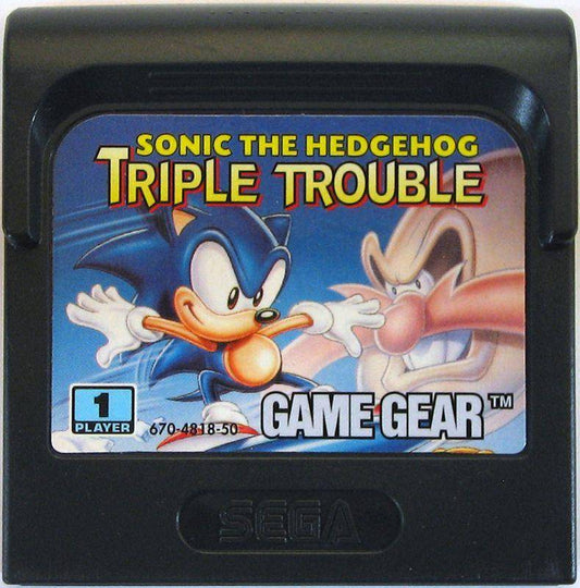 Sega Game Gear - Sonic The Hedgehog Triple Trouble - Nur Modul (Gebraucht)