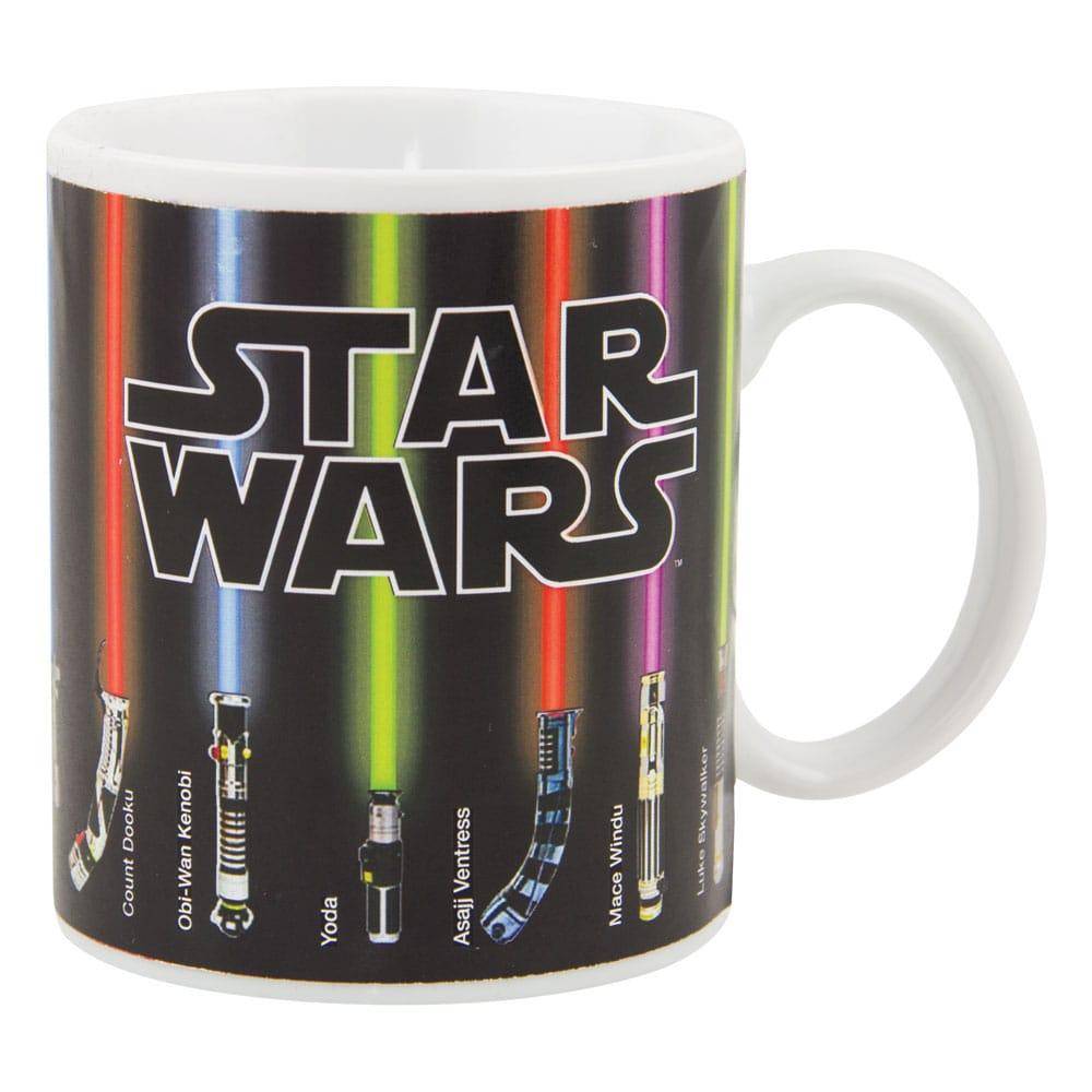 Star Wars - Tasse mit Thermoeffekt Lichtschwerter - 320 ml