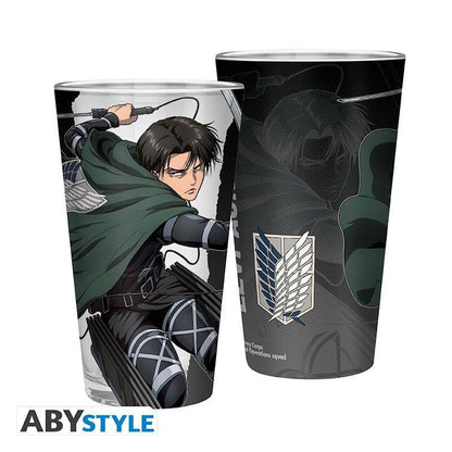 Attack On Titan - Glas Levi - 400 ml