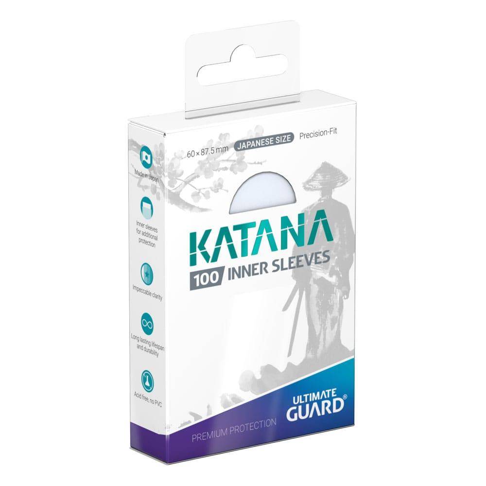 Ultimate Guard - Katana Inner Sleeves Japanese Size Transparent (100)