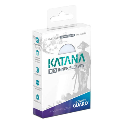 Ultimate Guard - Katana Inner Sleeves Japanese Size Transparent (100)