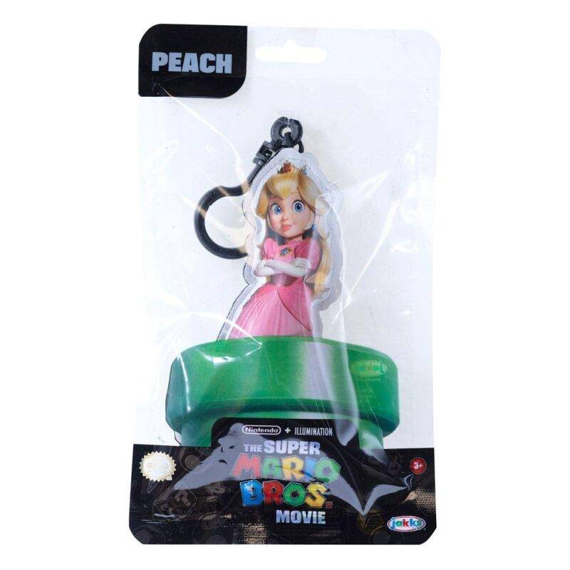 Der Super Mario Bros. Film - Peach Plüsch-Schlüsselanhänger 8 cm