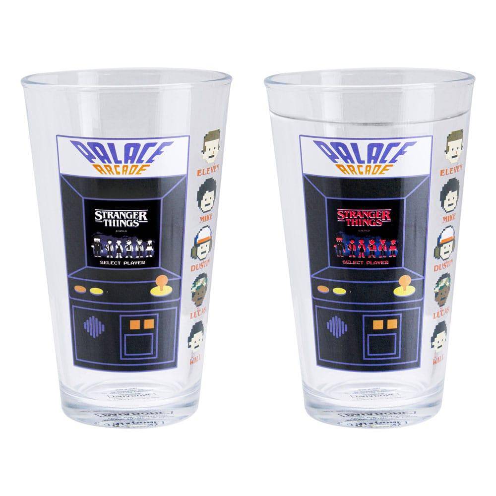 Stranger Things - Glas mit Thermoeffekt Arcade - 400 ml