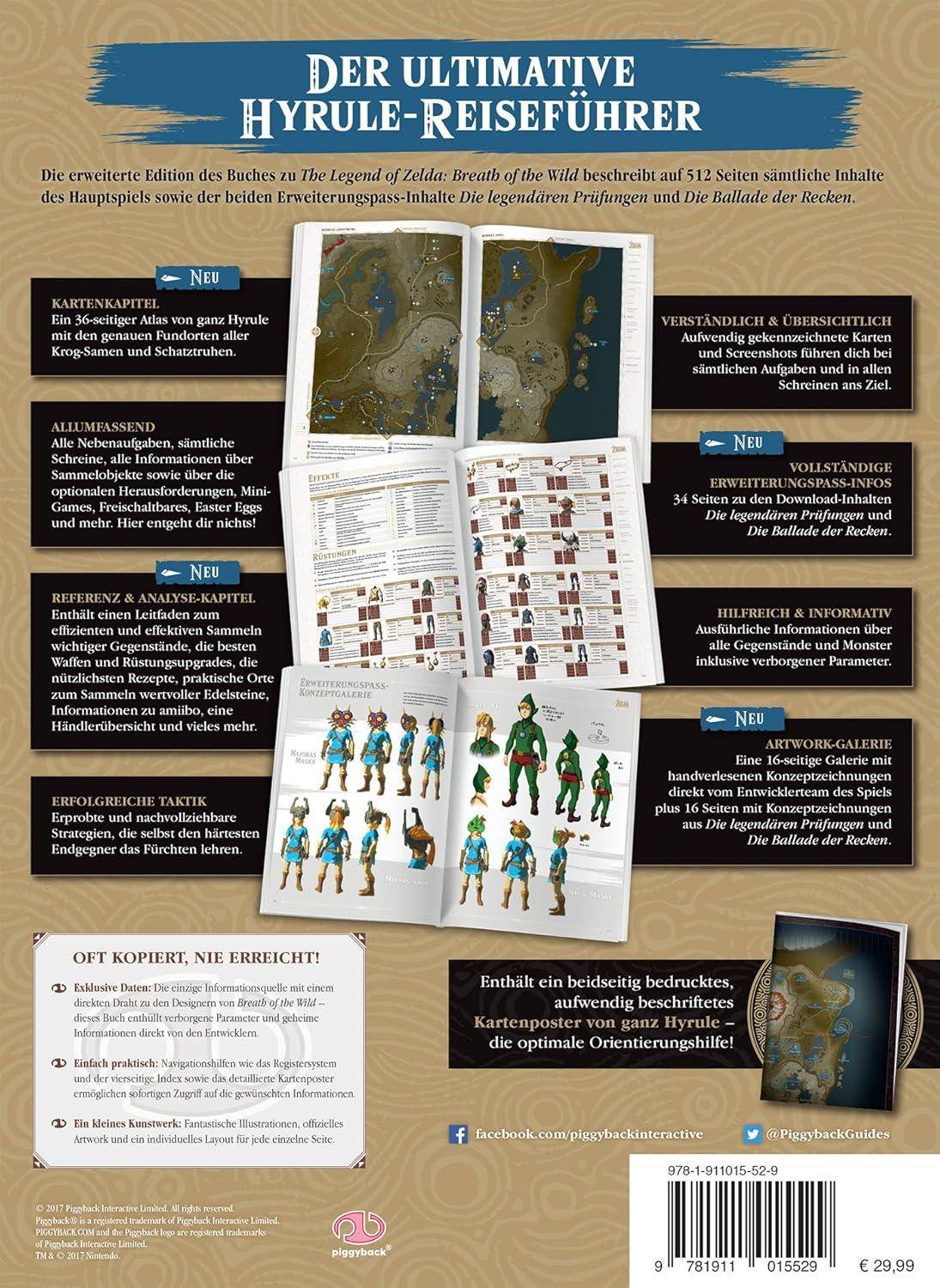 The Legend Of Zelda - Lösungsbuch The Legend Of Zelda Breath Of The Wild - Gebundene Ausgabe