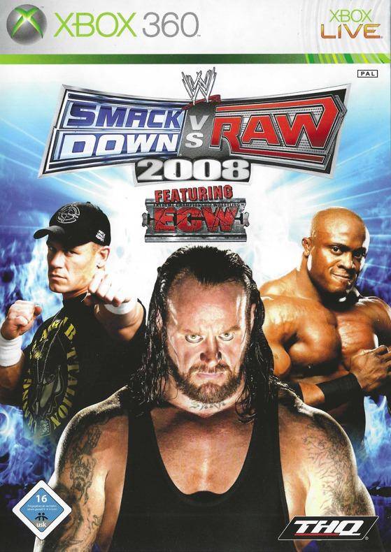 XBOX 360 - WWE Smackdown VS Raw 2008 (Gebraucht)
