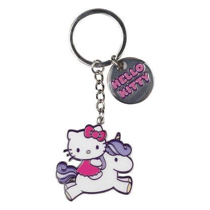 Sanrio - Metall Schlüsselanhänger Hello Kitty Unicorn