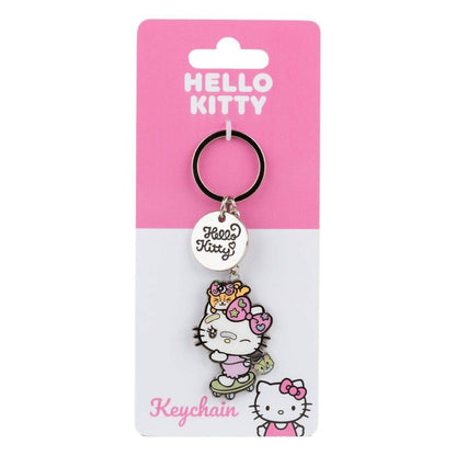 Sanrio - Metall Schlüsselanhänger Hello Kitty Skate