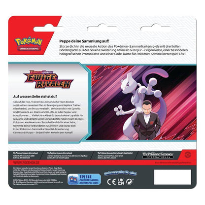 Pokémon - 3er Blister Pack Karmesin & Purpur: Ewige Rivalen - DE