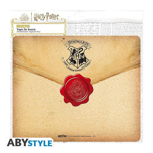 Harry Potter - Mousepad Hogwarts Brief - 23,5 x 19,5 cm