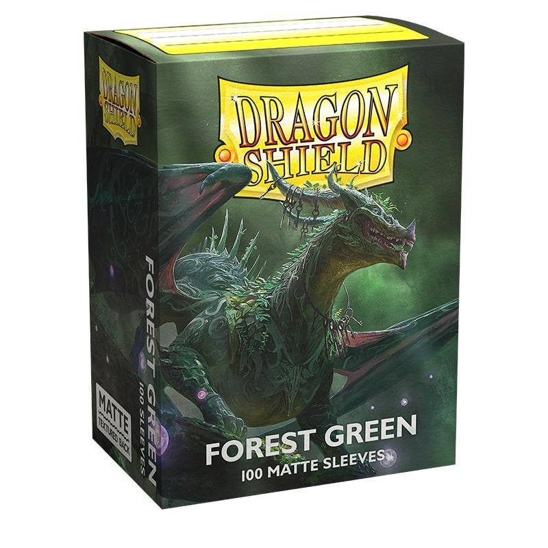 Dragon Shield Kartenhüllen - Standardgröße matt (100) – Forest Green