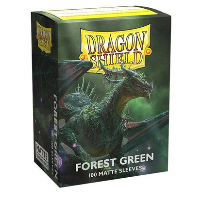 Dragon Shield Kartenhüllen - Standardgröße matt (100) – Forest Green