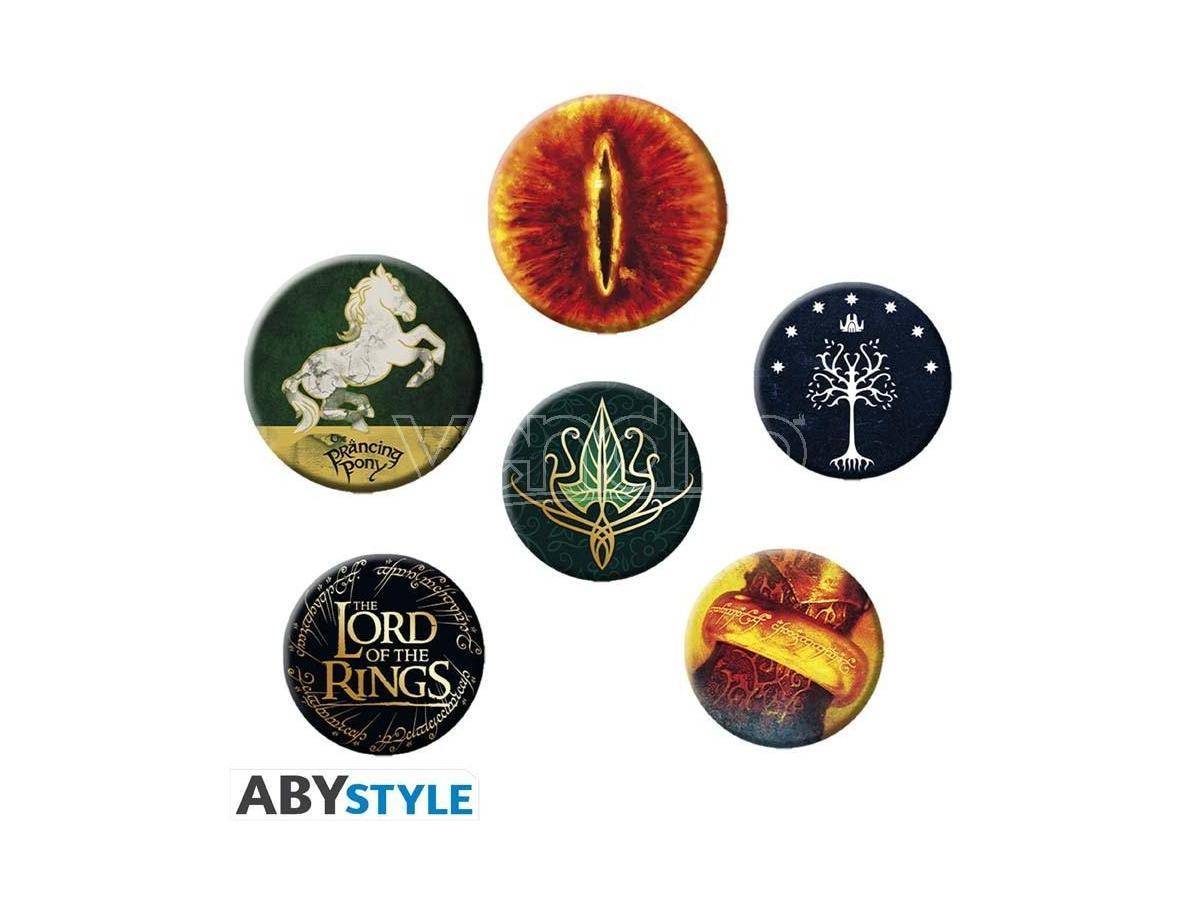 Der Herr Der Ringe - Button Set Symbole