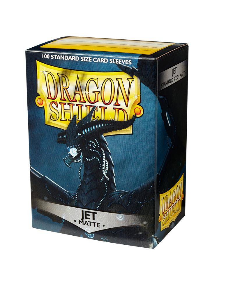 Dragon Shield Kartenhüllen - Standardgröße matt (100) – Jet