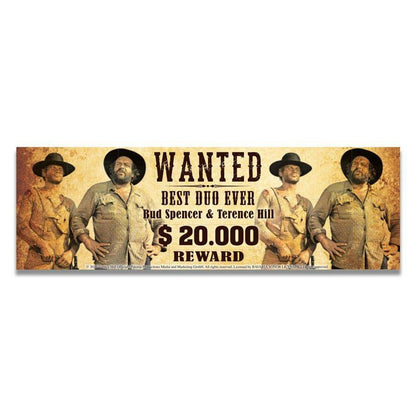Bud Spencer & Terence Hill - Emaille Tasse Wanted
