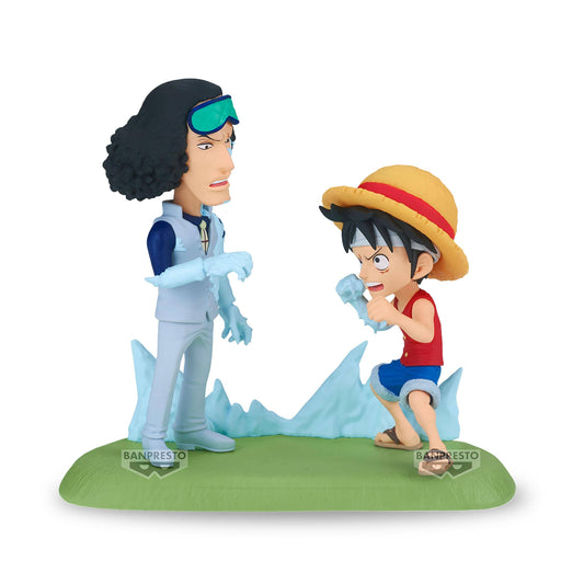 One Piece - Minifigur Log Stories Monkey D. Ruffy VS Kuzan - 9 cm - JPN