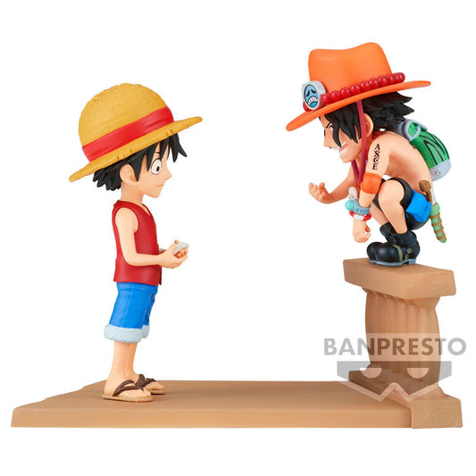 One Piece - Minifigur Ruffy & Ace Log Stories - 8 cm - JPN