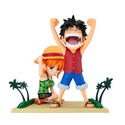 One Piece - Minifigur Ruffy & Nami Log Stories - 7 cm - JPN