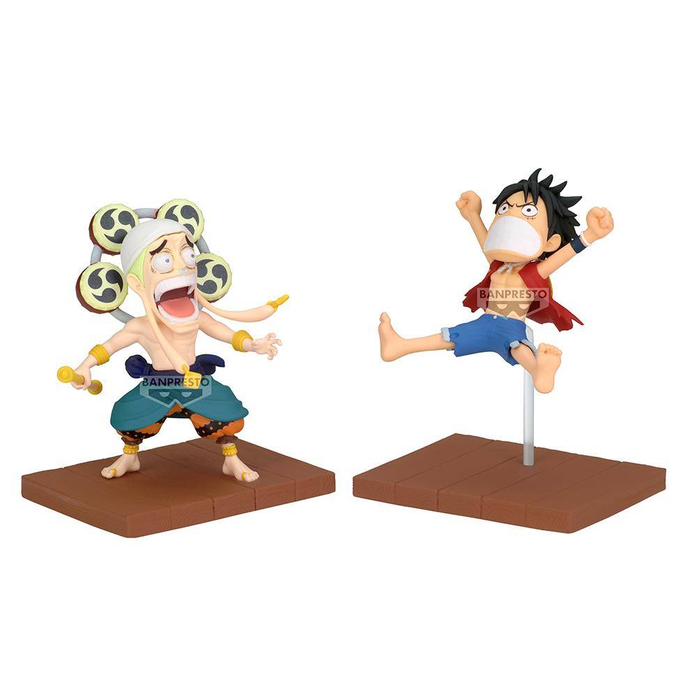 One Piece - Minifigur Ruffy &amp; Enel Log Stories 8 cm - JPN