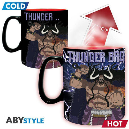 One Piece - Tasse mit Thermoeffekt Ruffy VS Kaido - 460 ml